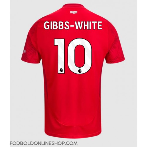 Nottingham Forest Morgan Gibbs-White #10 Hjemmebanetrøje 2024-25 Kortærmet